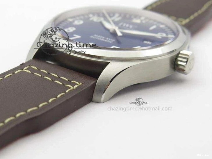 MIROTIME 0403 Mark XVIII Le Petit Prince IW327004 SS Mk Maker Best Edition Blue Dial On Brown Leather Strap A TimelessDesign 7296
